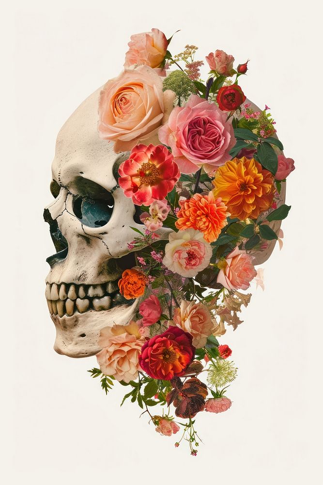 A Skull flower rose plant.