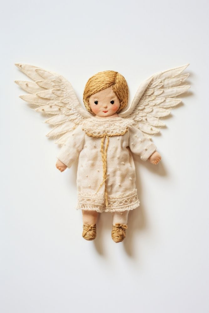 A little flying Angel angel doll baby.