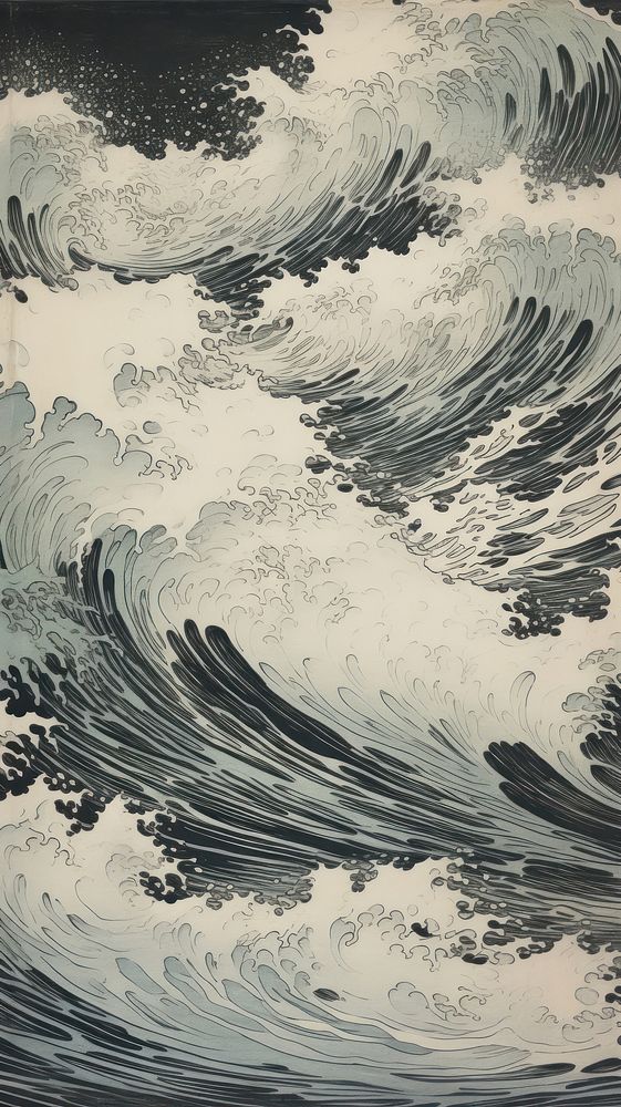 Painting pattern nature ocean