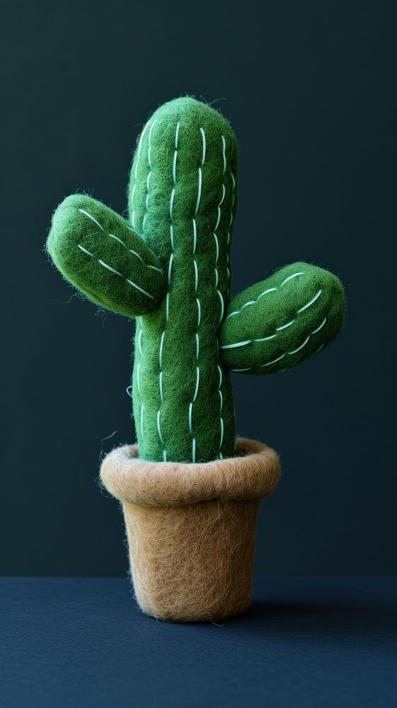 Wallpaper of felt cactus plant houseplant freshness.