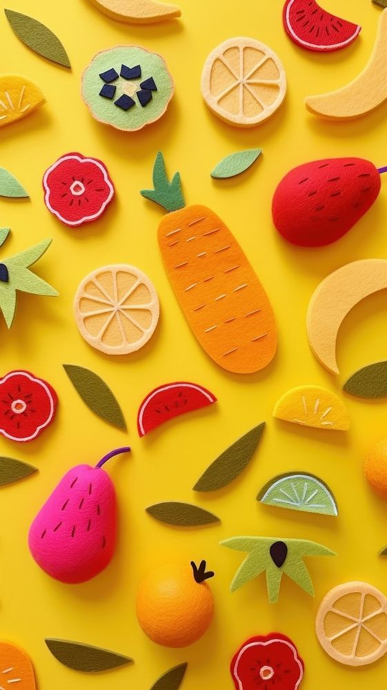 Wallpaper of felt fruit backgrounds plant food.