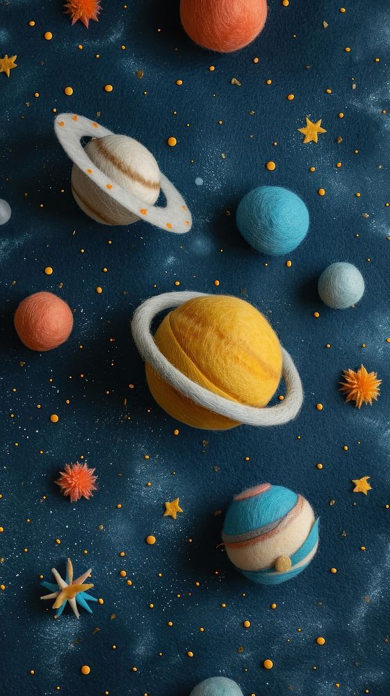 Wallpaper of felt planet confectionery medication astronomy.