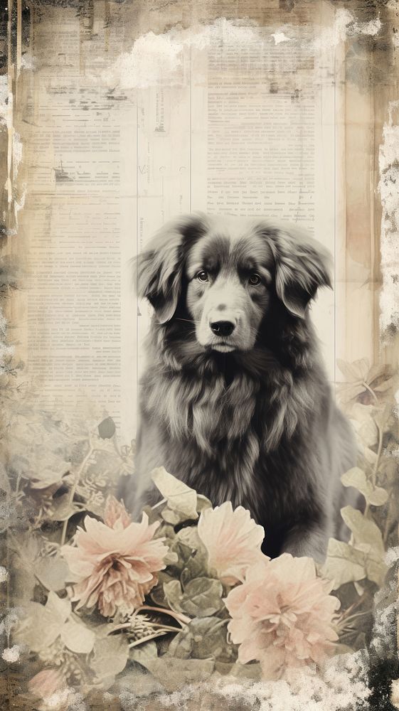 Wallpaper ephemera pale dog portrait mammal animal.