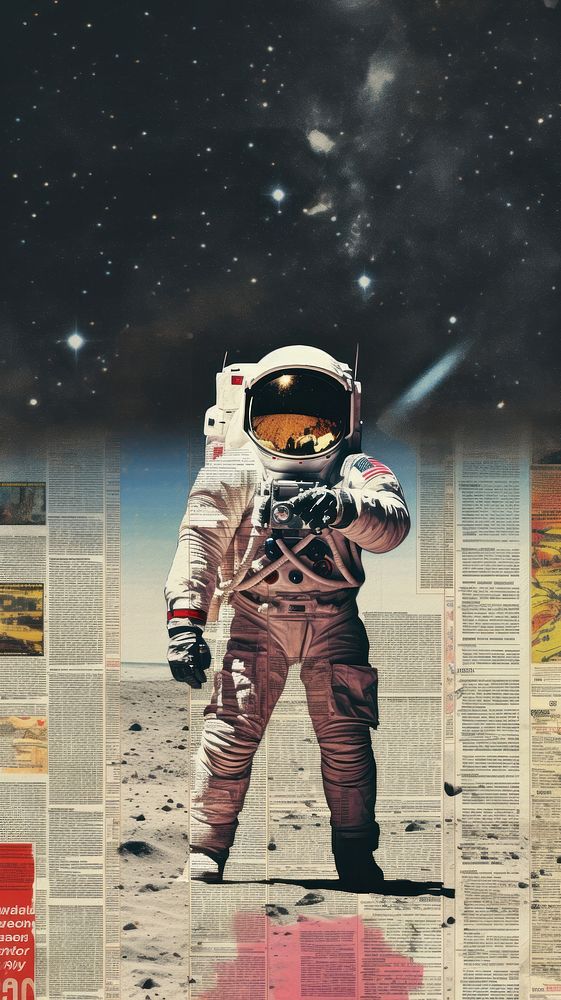 Wallpaper ephemera pale astronaut space astronomy outdoors.