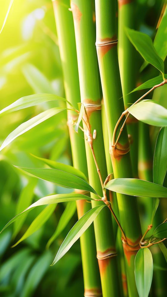  Bamboo nature plant tranquility. AI generated Image by rawpixel.