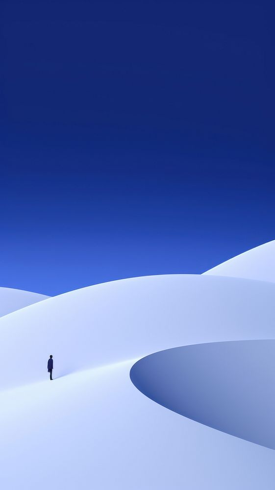  Minimal outdoors nature desert. AI generated Image by rawpixel.