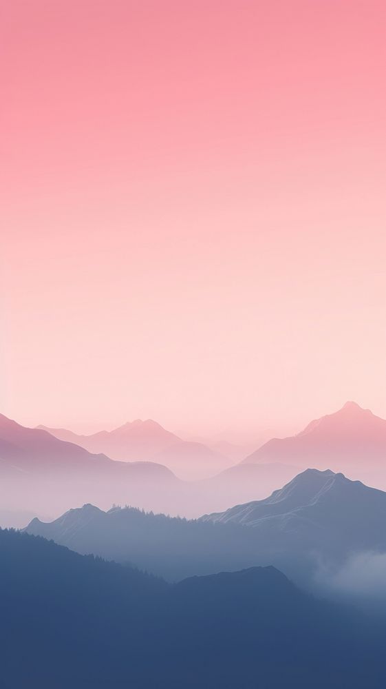  Minimal wallpaper mountain outdoors horizon. AI generated Image by rawpixel.