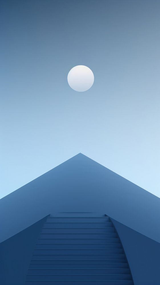  Minimal wall moon sky. AI generated Image by rawpixel.