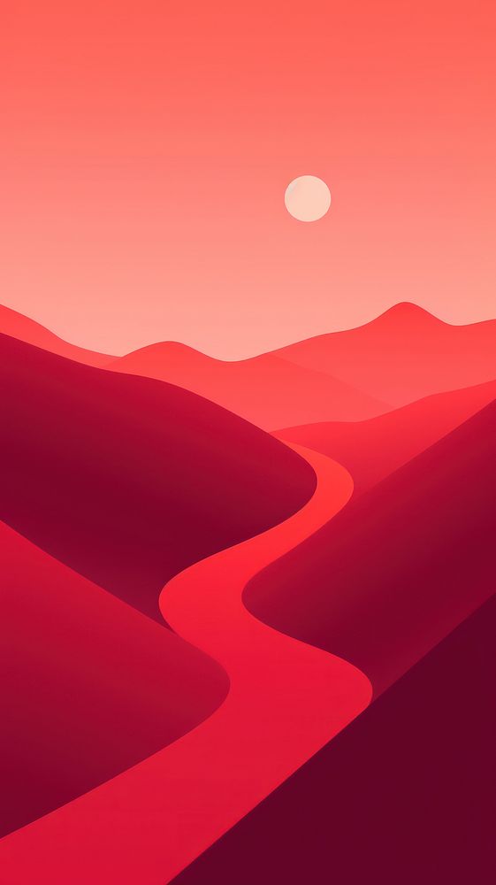  Minimal outdoors nature desert. AI generated Image by rawpixel.