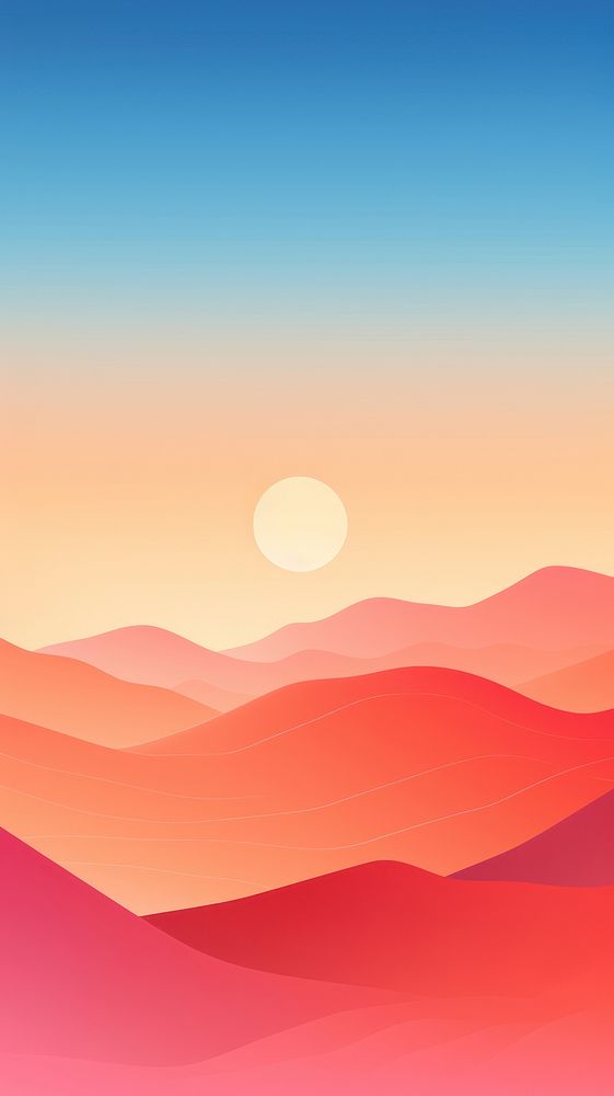  Sunrise sunlight outdoors nature. AI generated Image by rawpixel.