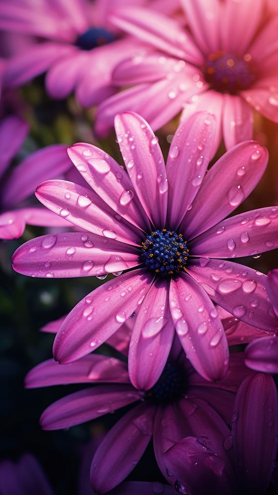  Flower nature purple outdoors. AI generated Image by rawpixel.
