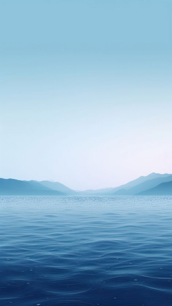  Water landscape outdoors horizon. AI generated Image by rawpixel.