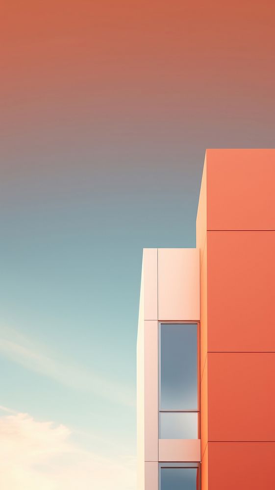  Minimal building architecture outdoors city. AI generated Image by rawpixel.