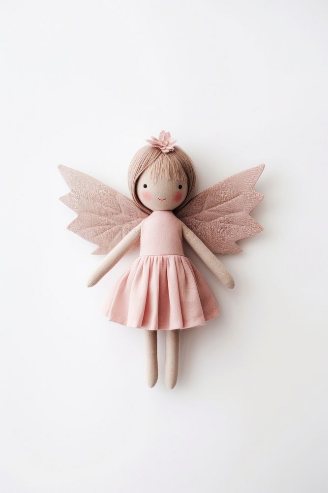Stuffed doll fairy cute toy representation.