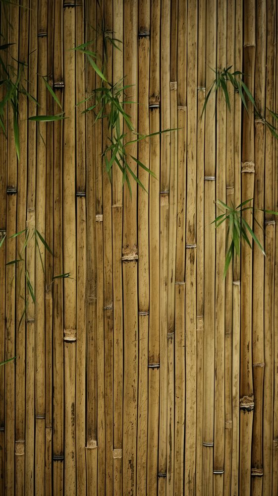 Texture Wallpaper bamboo plant wall.