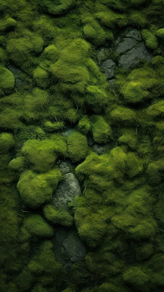 Texture Wallpaper moss outdoors nature.