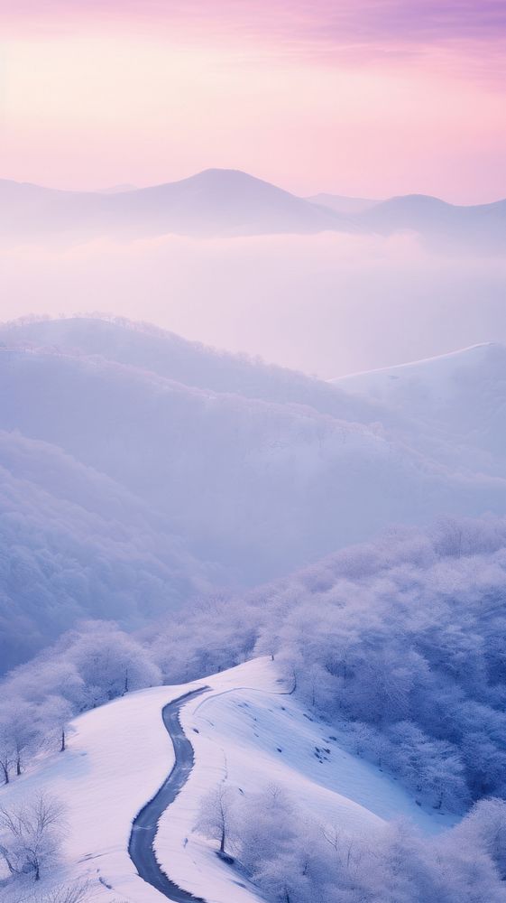 Photography of minimal snow with hillside japan landscape mountain outdoors nature.