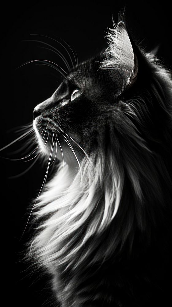 Photography of mainecoon cat photography portrait animal.