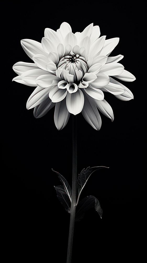 Photography of black and white flower petal plant daisy.