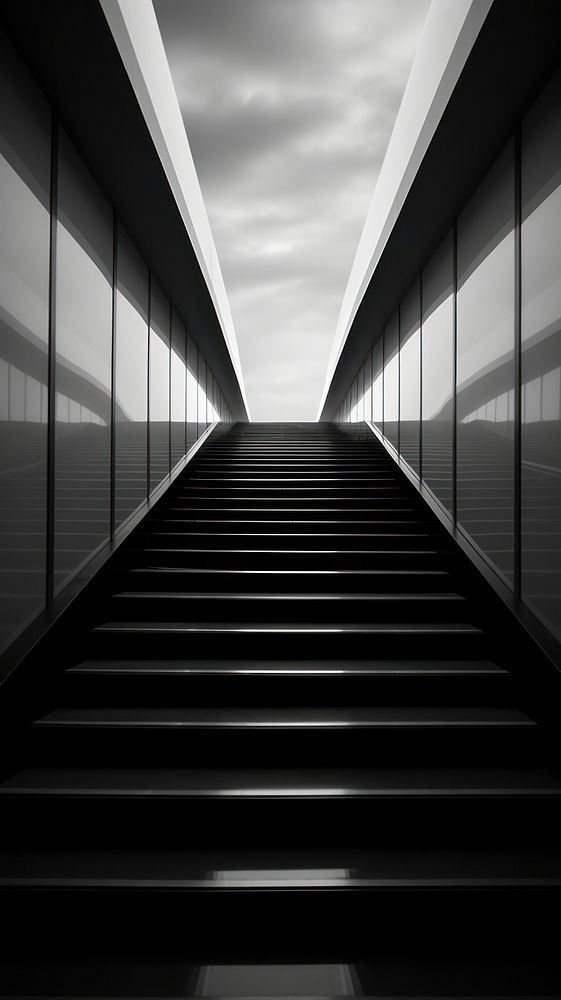 Photography of Heaven architecture staircase black.