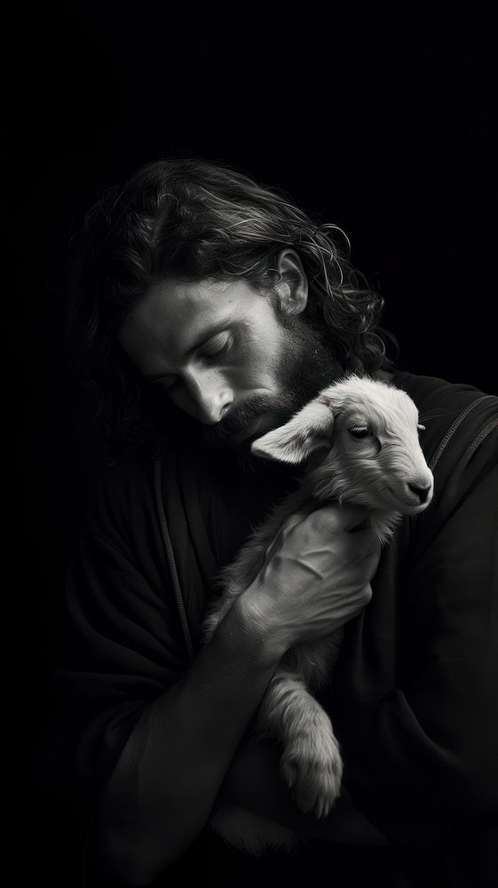 Photography Jesus Hugging Lamb photography | Premium Photo - rawpixel