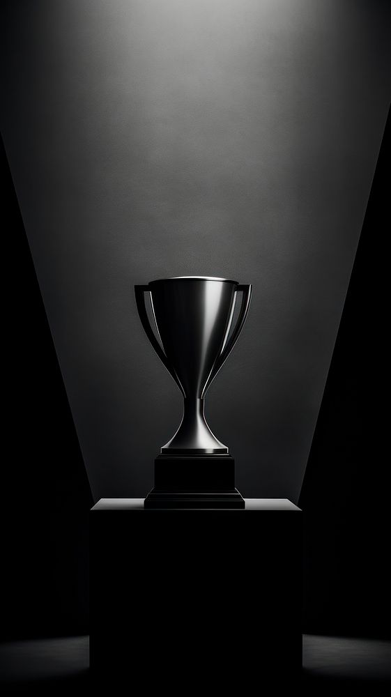 Photography of Trophy trophy black white.