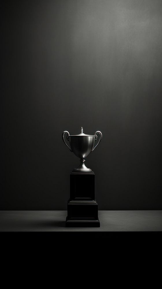 Photography of Trophy trophy black white.