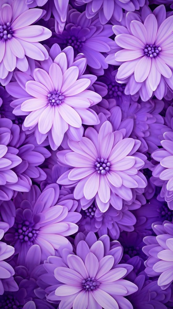 Cute purple flowers pattern background backgrounds plant inflorescence.