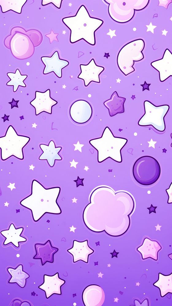 Cute patterns purple background backgrounds confetti science.