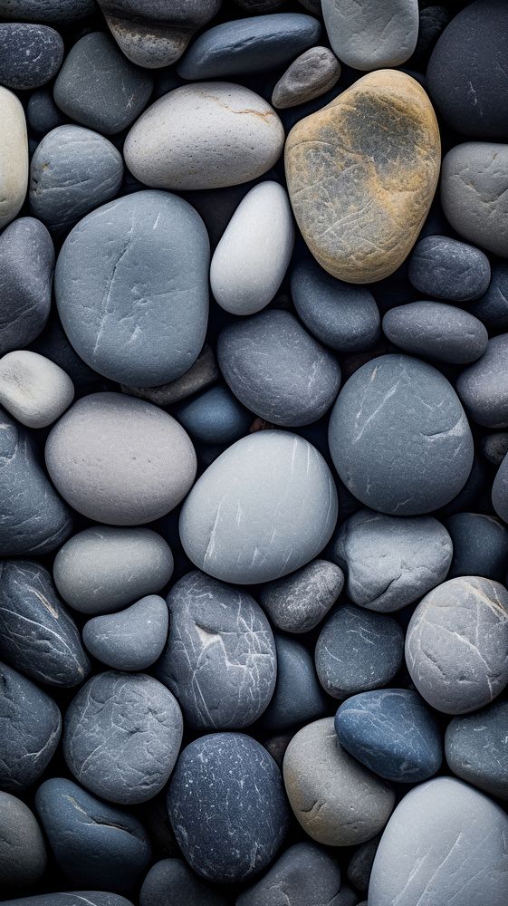 Macro photograph of rocks pebble pill tranquility.