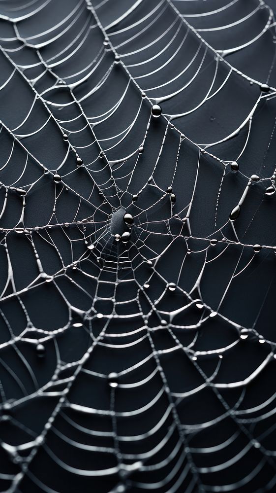 Macro photograph of spider web arachnid invertebrate backgrounds.