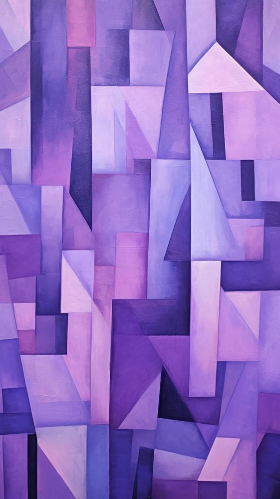 Pastel purple cubism background backgrounds painting art.