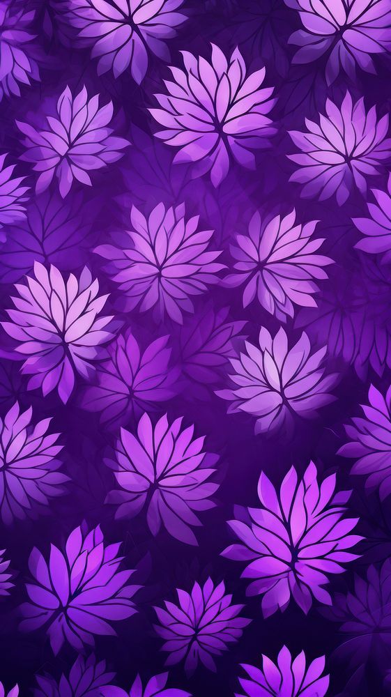 Purple clover cute pattern background backgrounds inflorescence osteospermum.
