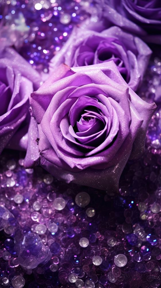 Purple glitter background backgrounds jewelry flower.
