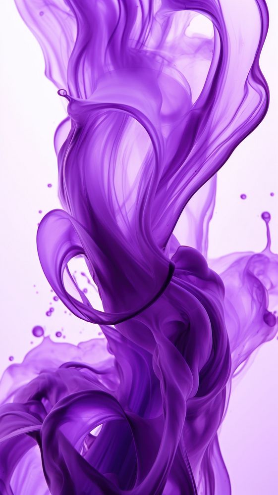 Purple ink in water background backgrounds human creativity.