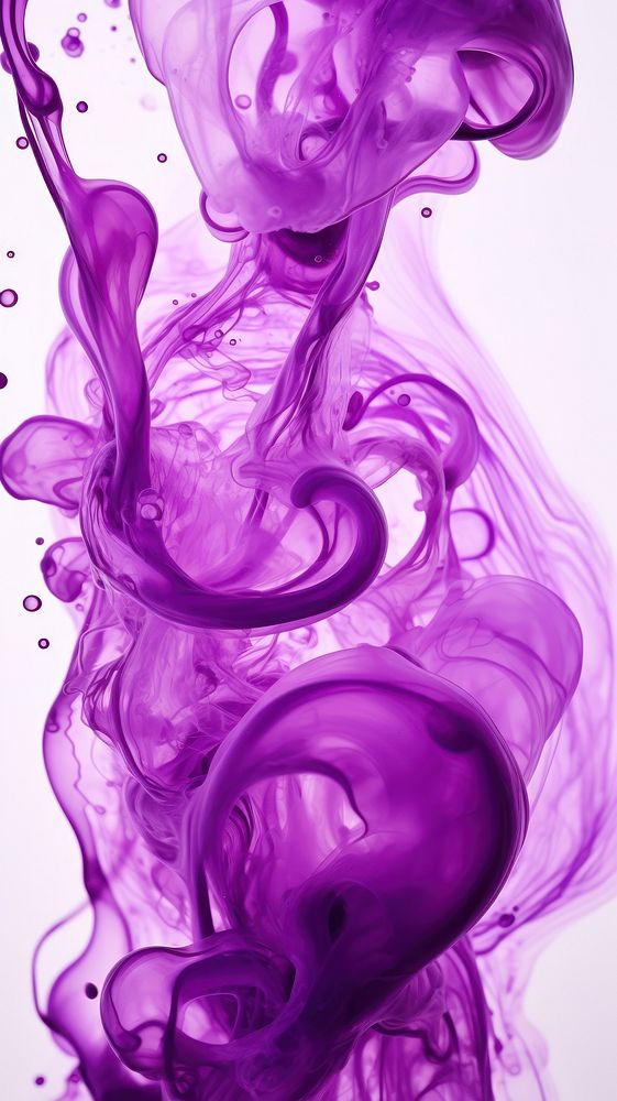 Purple ink in water background backgrounds human splattered.