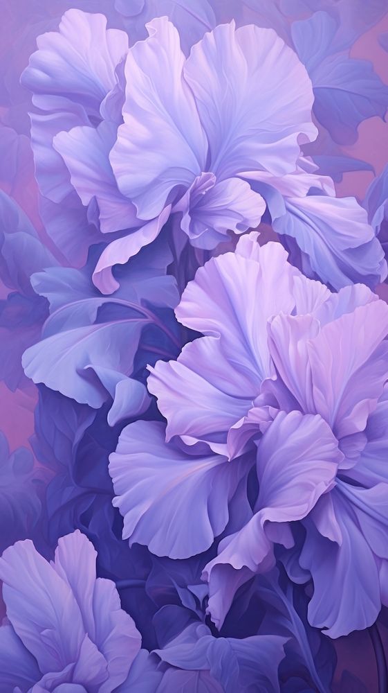Purple pastel oil painting background backgrounds flower petal.