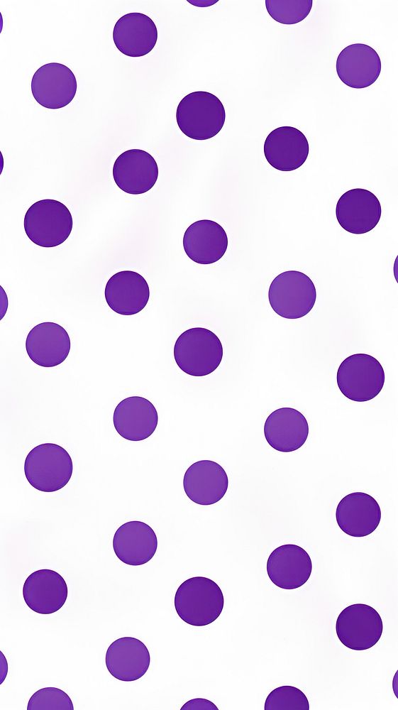 Purple white polka dot pattern background backgrounds repetition textured.