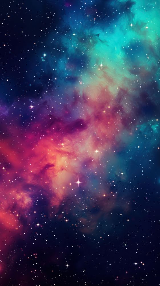  Vintage abstract galaxy space backgrounds astronomy. AI generated Image by rawpixel.