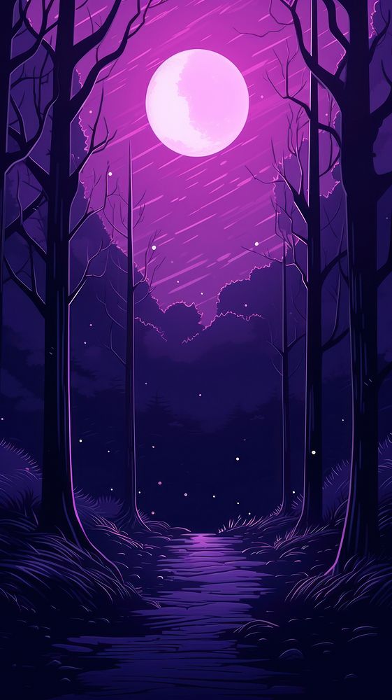 Simple purple background outdoors nature night.
