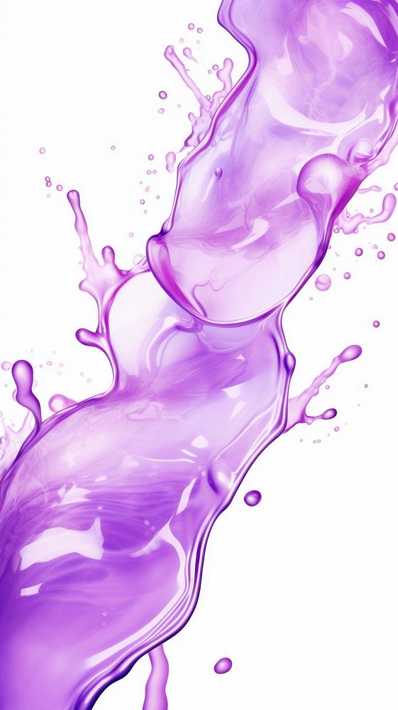 Small purple ink drop in water background backgrounds human refreshment.