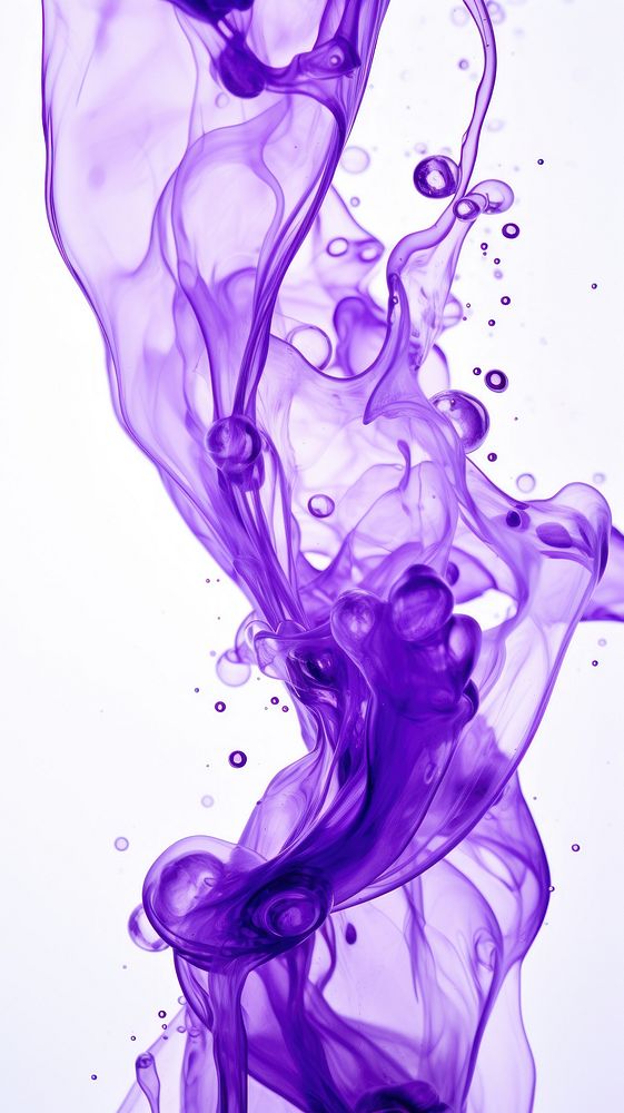 Small purple ink in water background backgrounds human splattered.