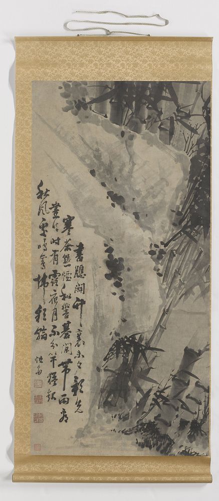Bamboo (c. 1675 - c. 1750) by Zhengxing bijnaam Wuzhai