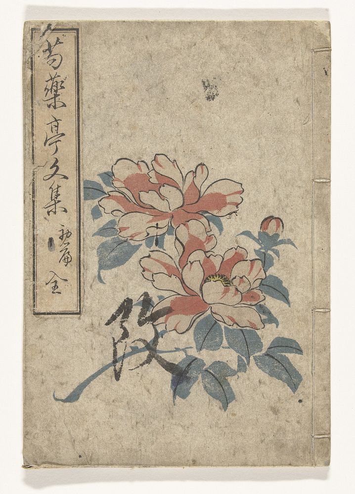 Anthologie van pioenrozen (1830 - 1840) by Utagawa