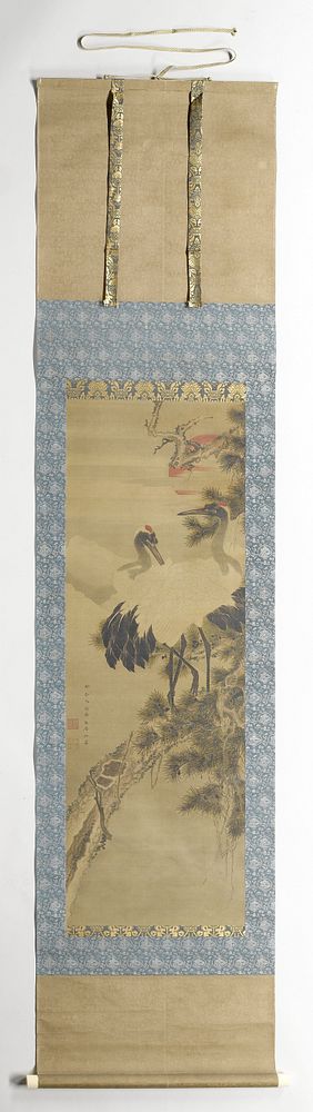Cranes in the Morning Sun (1765) by Maruyama Okyo