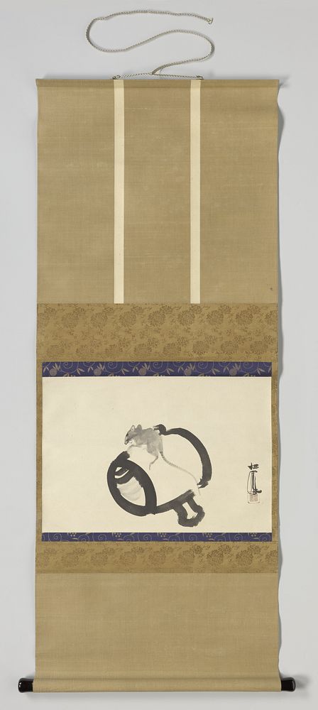 Rat on the Hammer of Daikoku (1874 - 1942) by Takeuchi Seihô