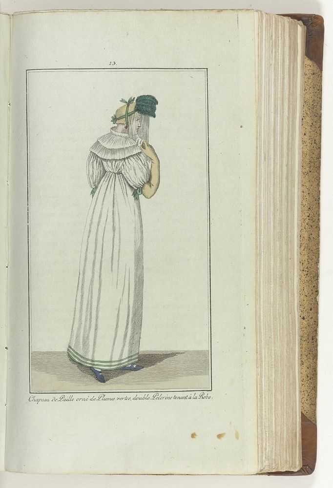 Elegantia, of tijdschrift van mode, luxe en smaak voor dames, Juni 1807, No. 13: Chapeau de Paille... (1807) by anonymous…