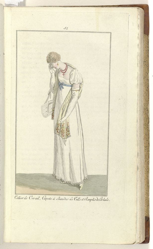 Elegantia, of tijdschrift van mode, luxe en smaak voor dames, Juli 1808, No. 51: Collier de Corail... (1808) by anonymous…