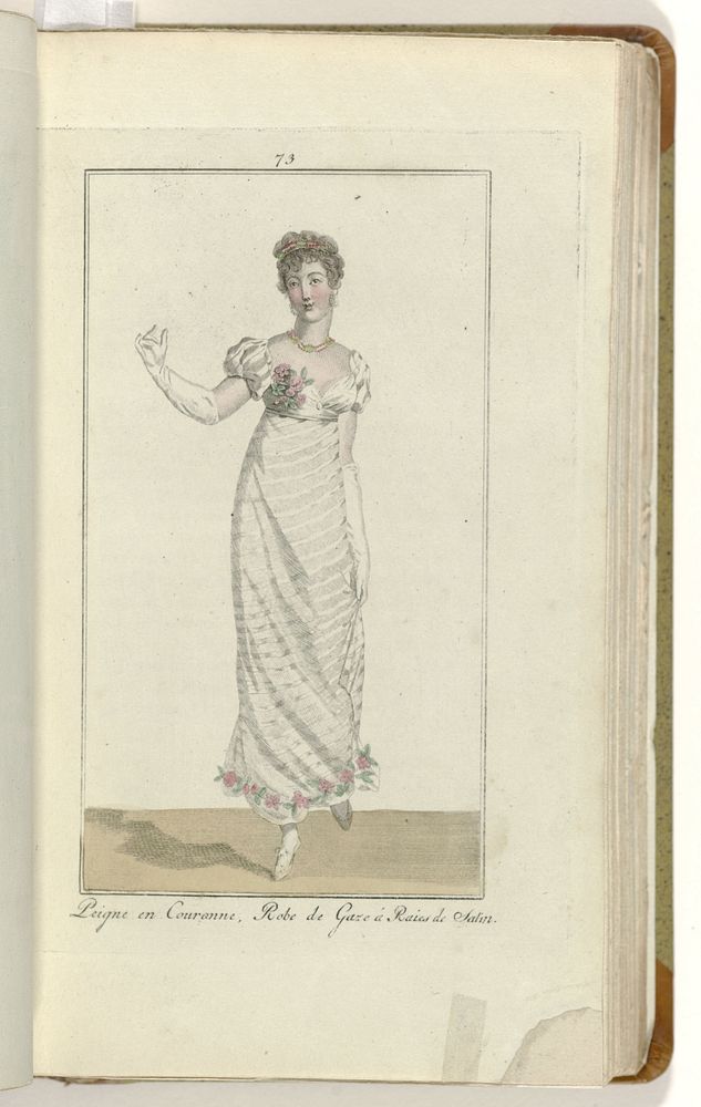 Elegantia, of tijdschrift van mode, luxe en smaak voor dames, Maart 1809, No. 73: Peigne en Couronne... (1809) by anonymous…