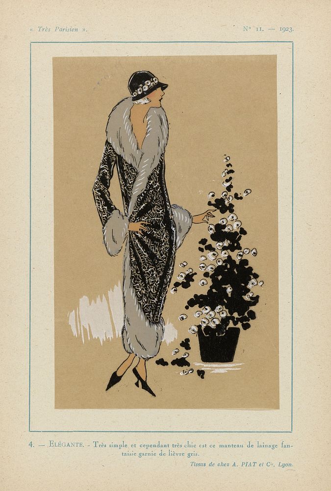 Très Parisien. La Mode, Le Chic, L’Elégance (1923) by anonymous, A et Cie Piat and G P Joumard